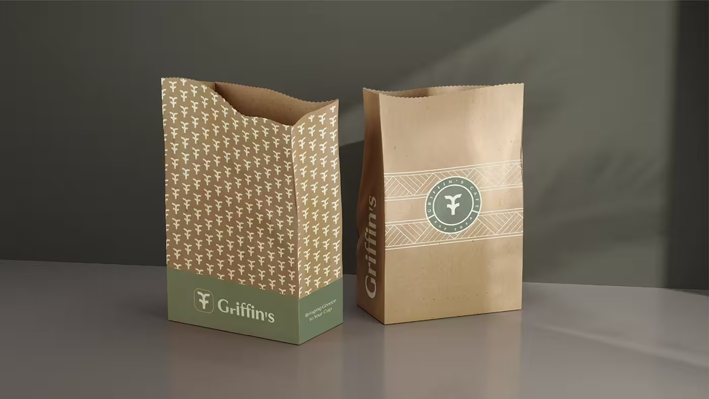 Griffin’s branded paper bags