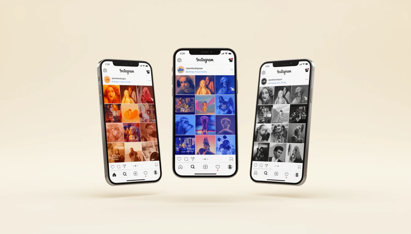 Full Instagram Grid Design